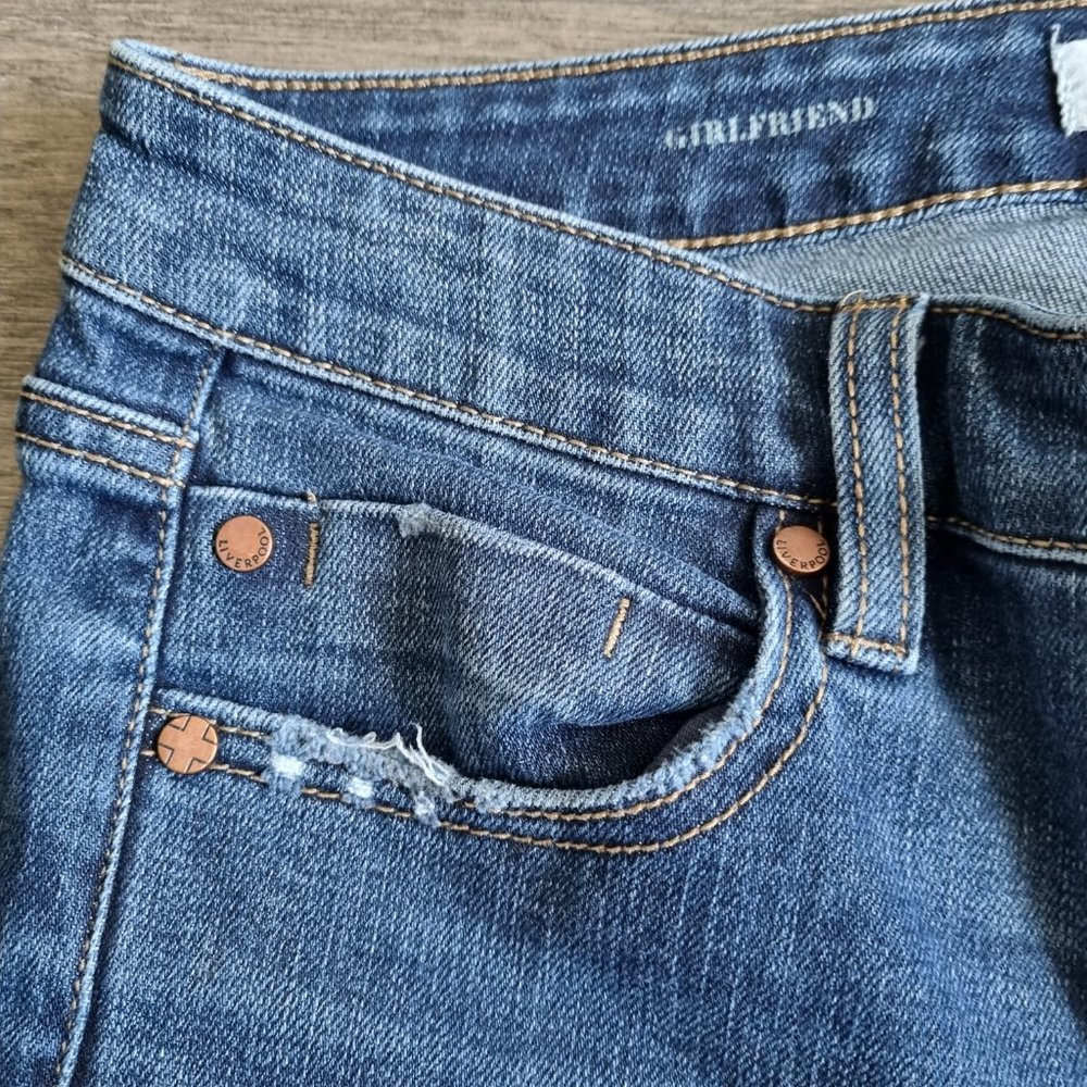 Liverpool Los Angeles Marley Girlfriend Eco Jeans Size 6/28 - Picture 6 of 12